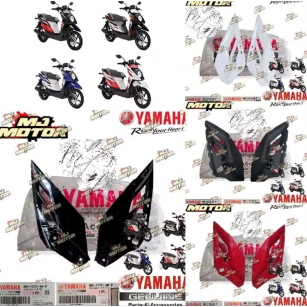 SAMBUNGAN BODY BAWAH X RIDE 115 SATUAN ORIGINAL