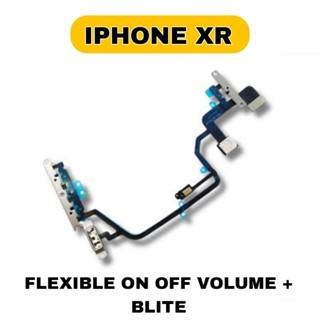 FLEXIBLE ON/OFF & VOLUME (IPHONE XR) + MIC + BLITE