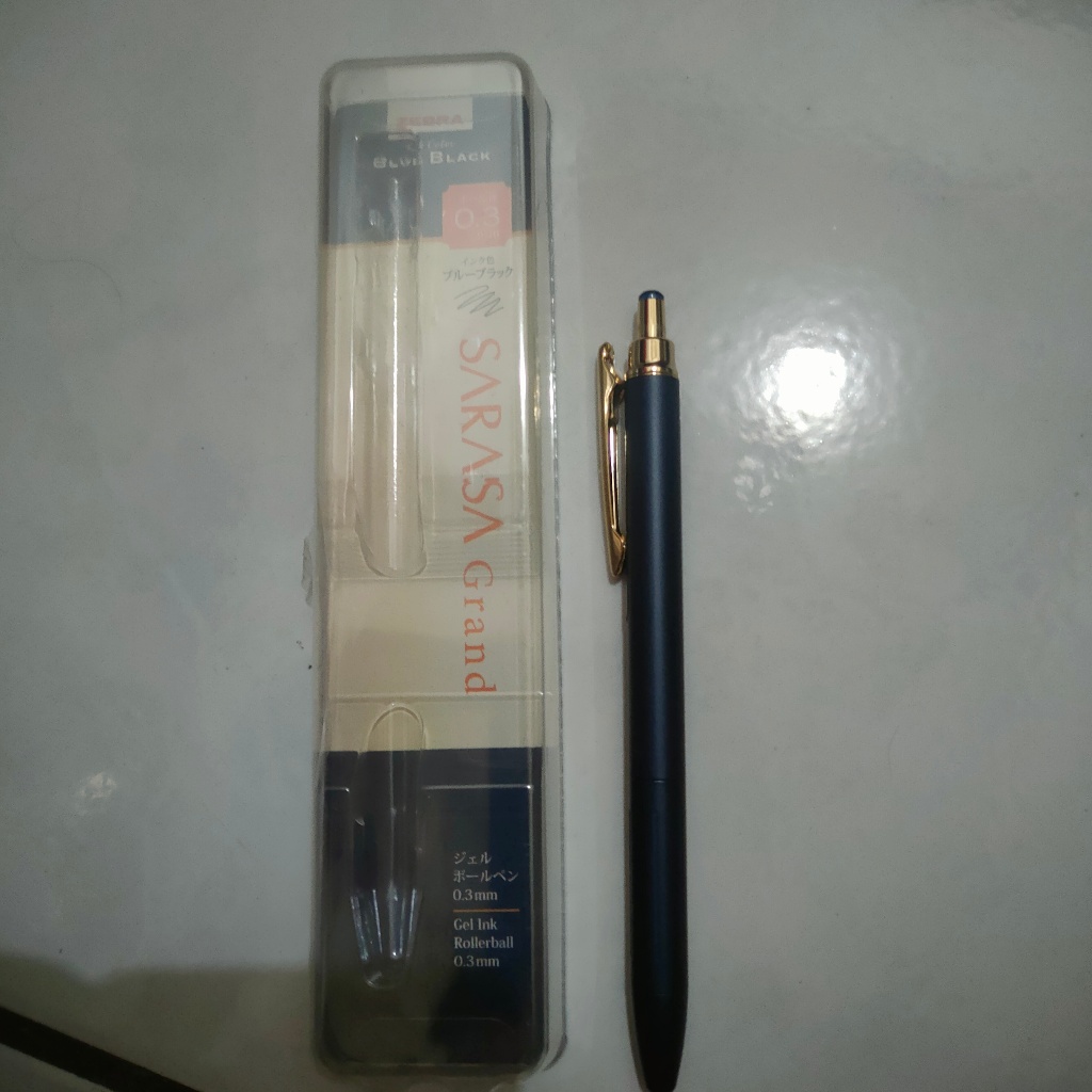 

Zebra Sarasa Grand New Version 0.3mm Vintage Warna Blue Black