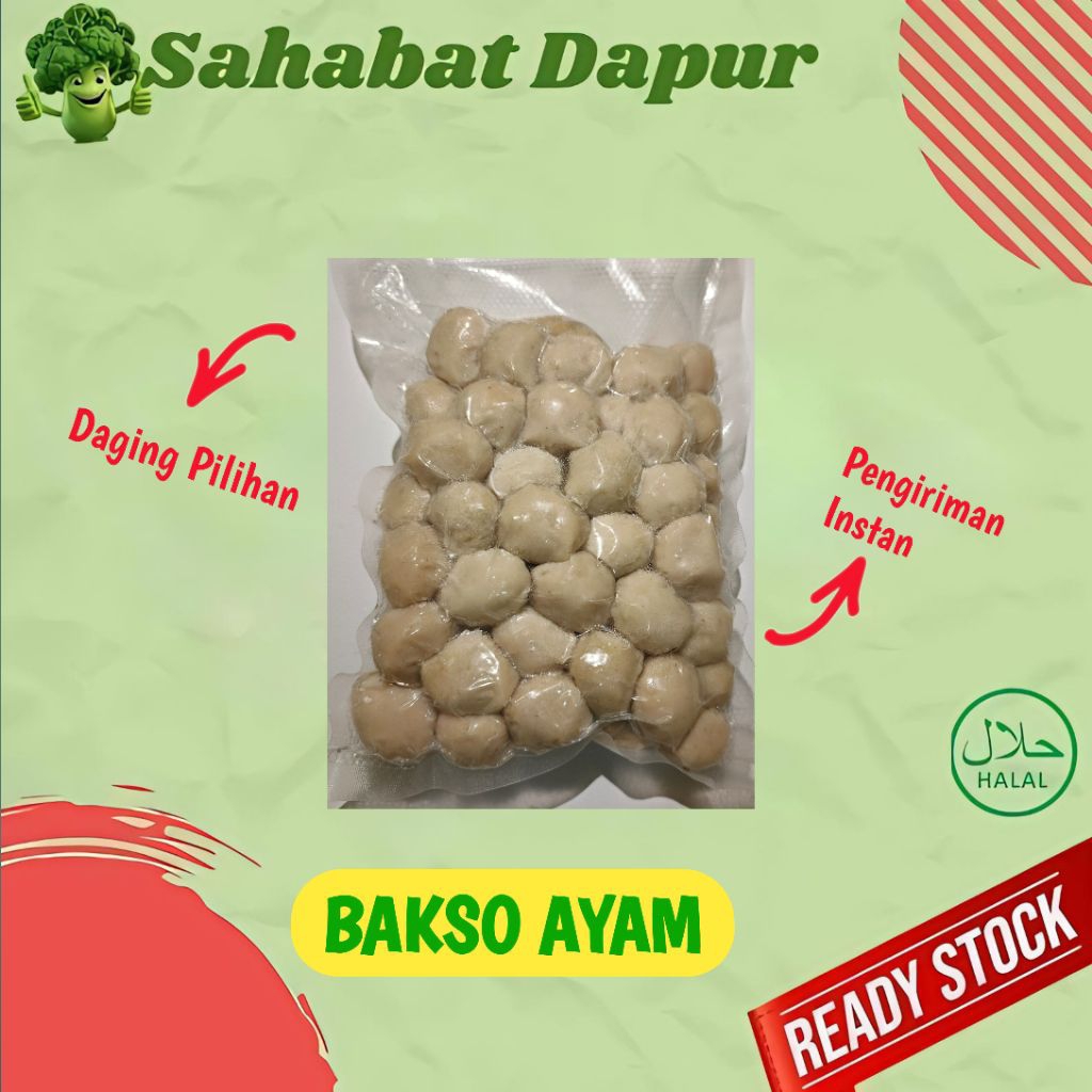 

Bakso Daging Ayam Premiun 500Gr