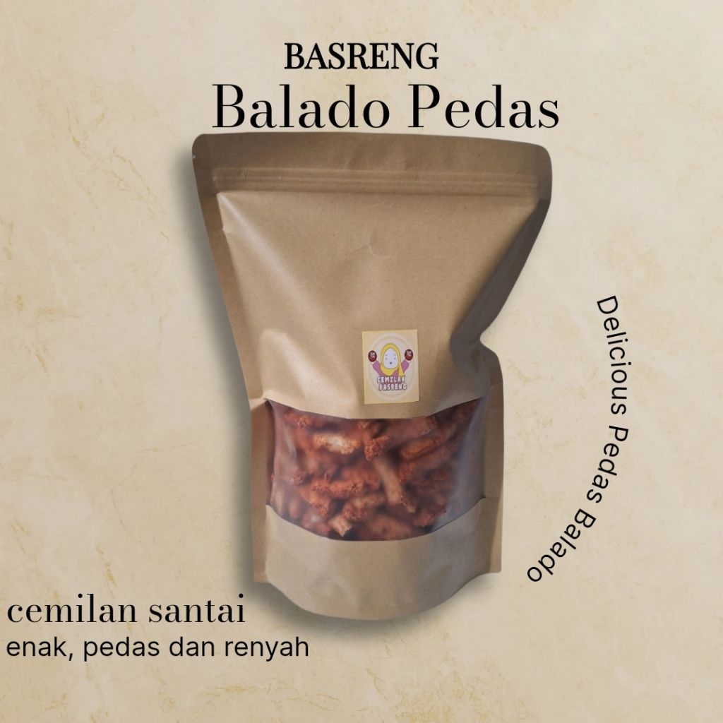 

Cemilan / Snack / Makanan Ringan / Cemilan Santai / Basreng Balado 500gr