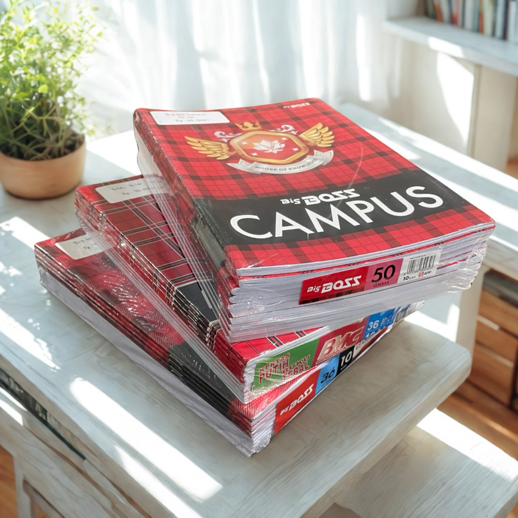 

Buku Tulis Campus Merk BIGBOSS ( 1 pack ) Campus - Bigboss 36/50