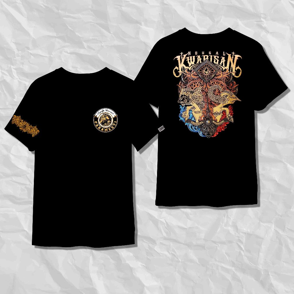 KAOS PRIA KWARISAN KALIGRAFI KERIS JAWA PENDEK PANJANNG