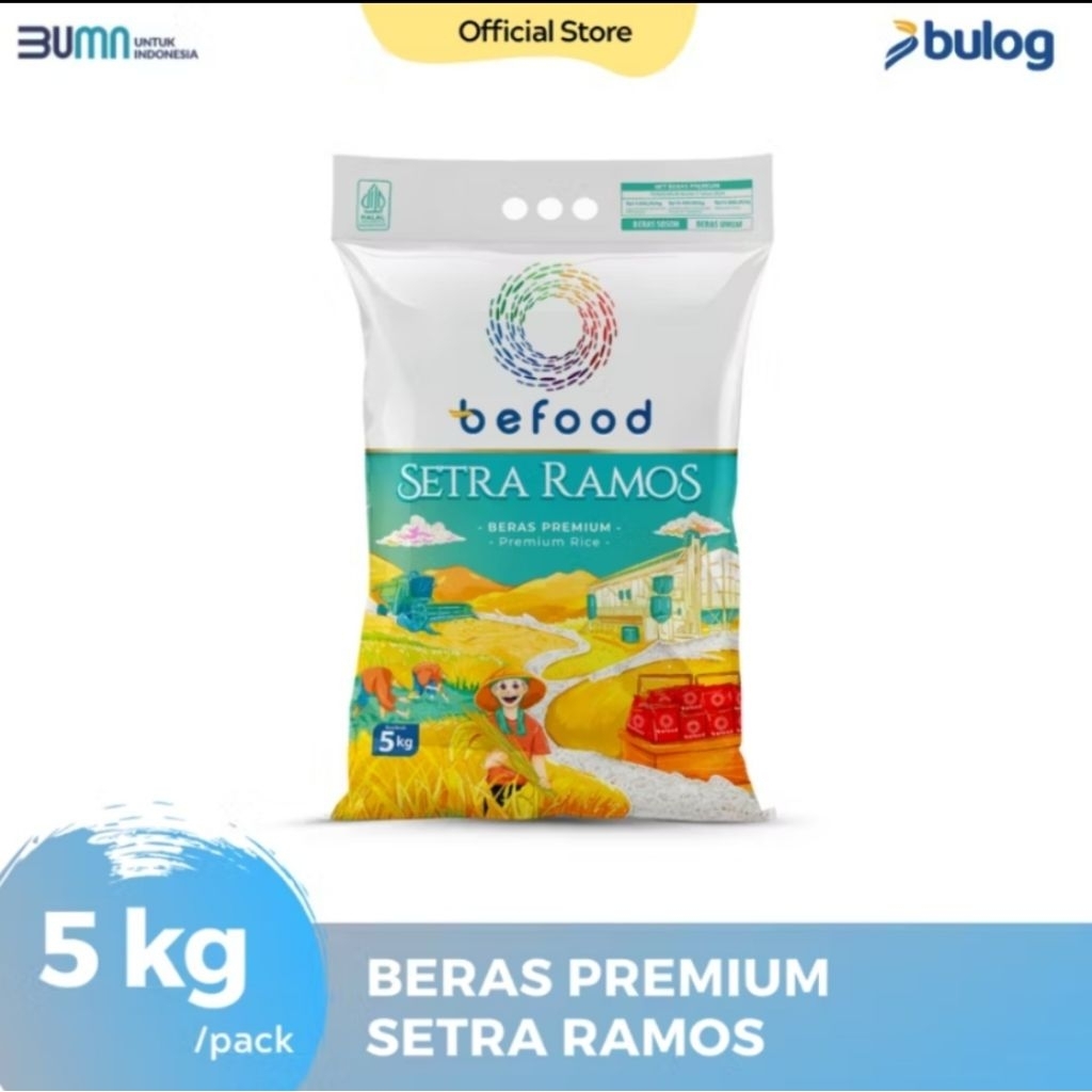 

BERAS PREMIUM BE FOOD KEMASAN 5KG ASLI