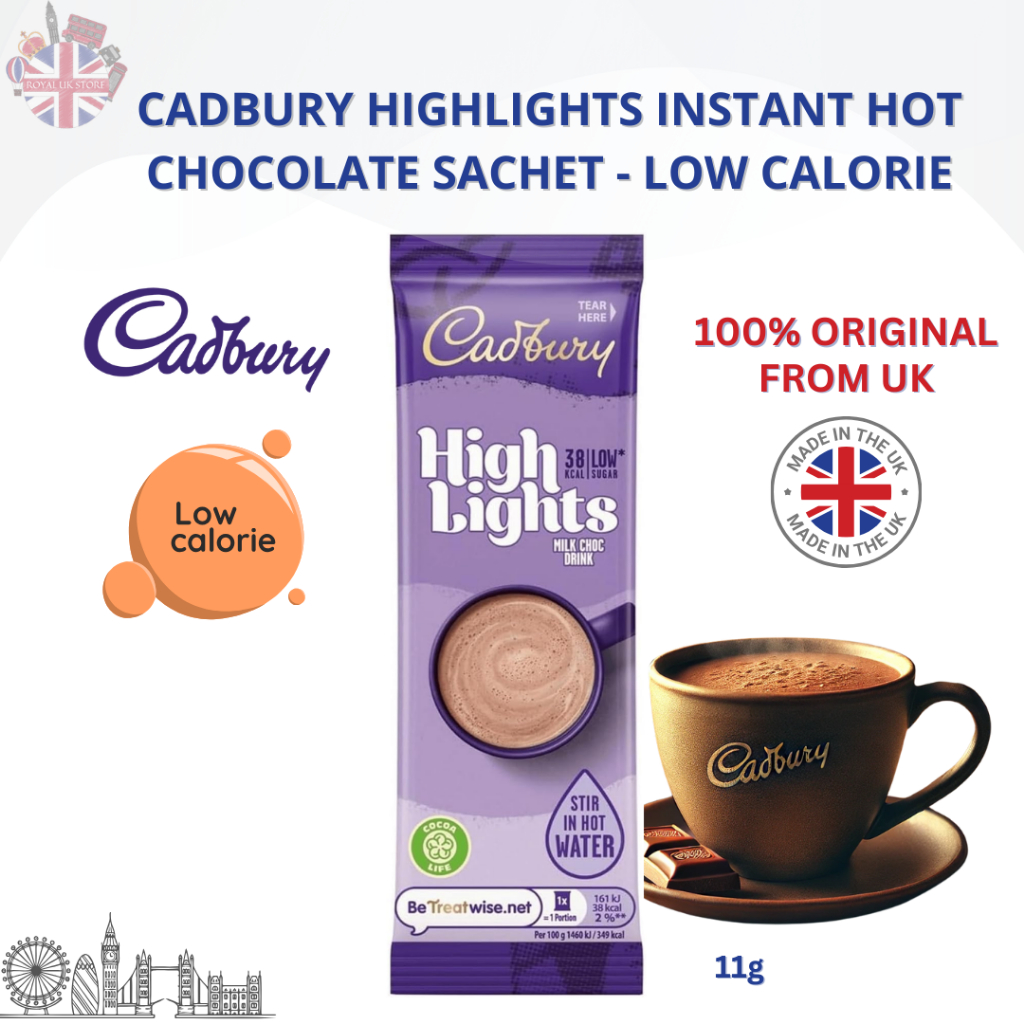 

Maltesers/ Cadbury/ Horlicks Hot Chocolate Drink Sachet/ Costa Coffee Instant Salted Caramel Latte [100% ORIGINAL FROM UK]