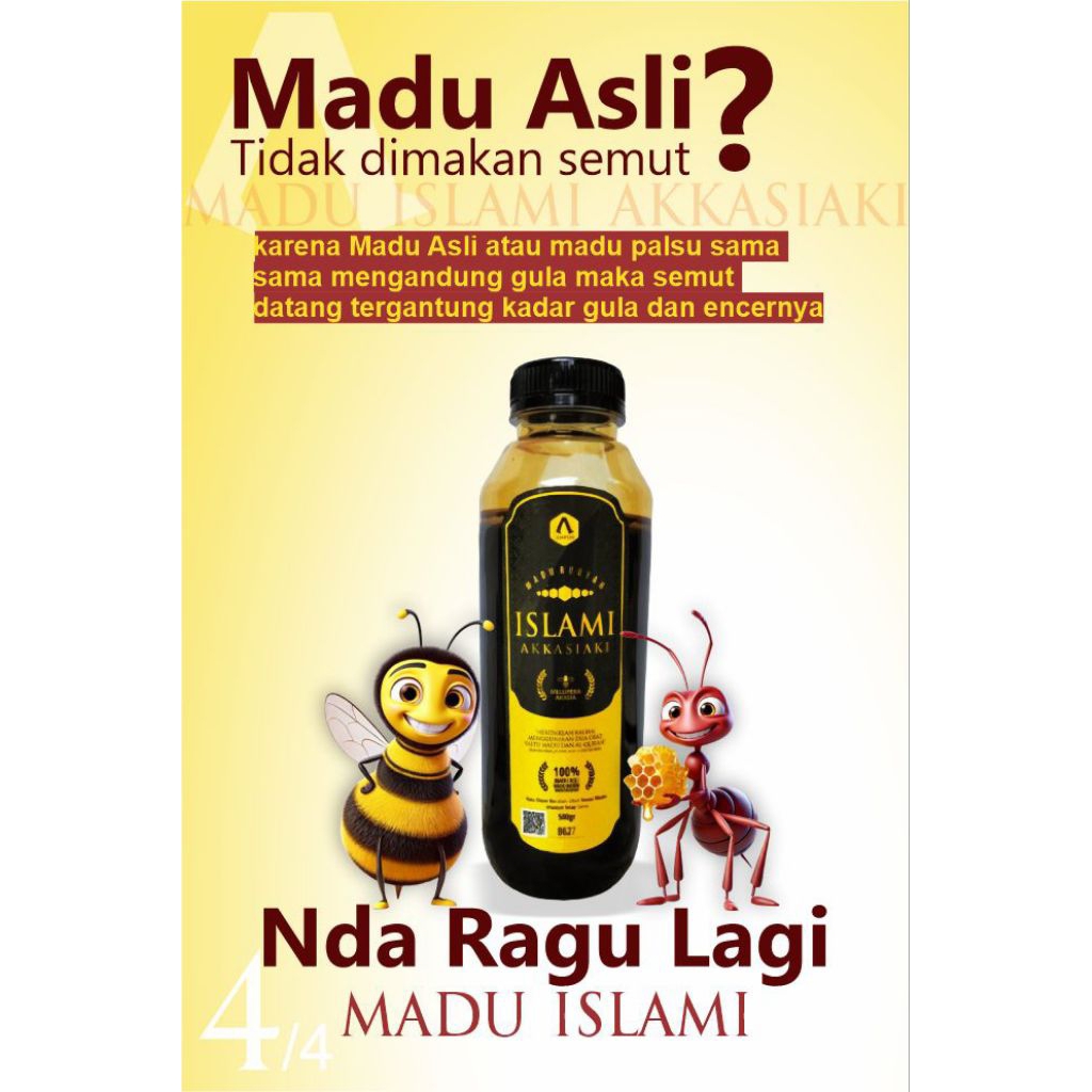 

MADU AKKASIAKI MADU ASLI MADU MURNI 500g