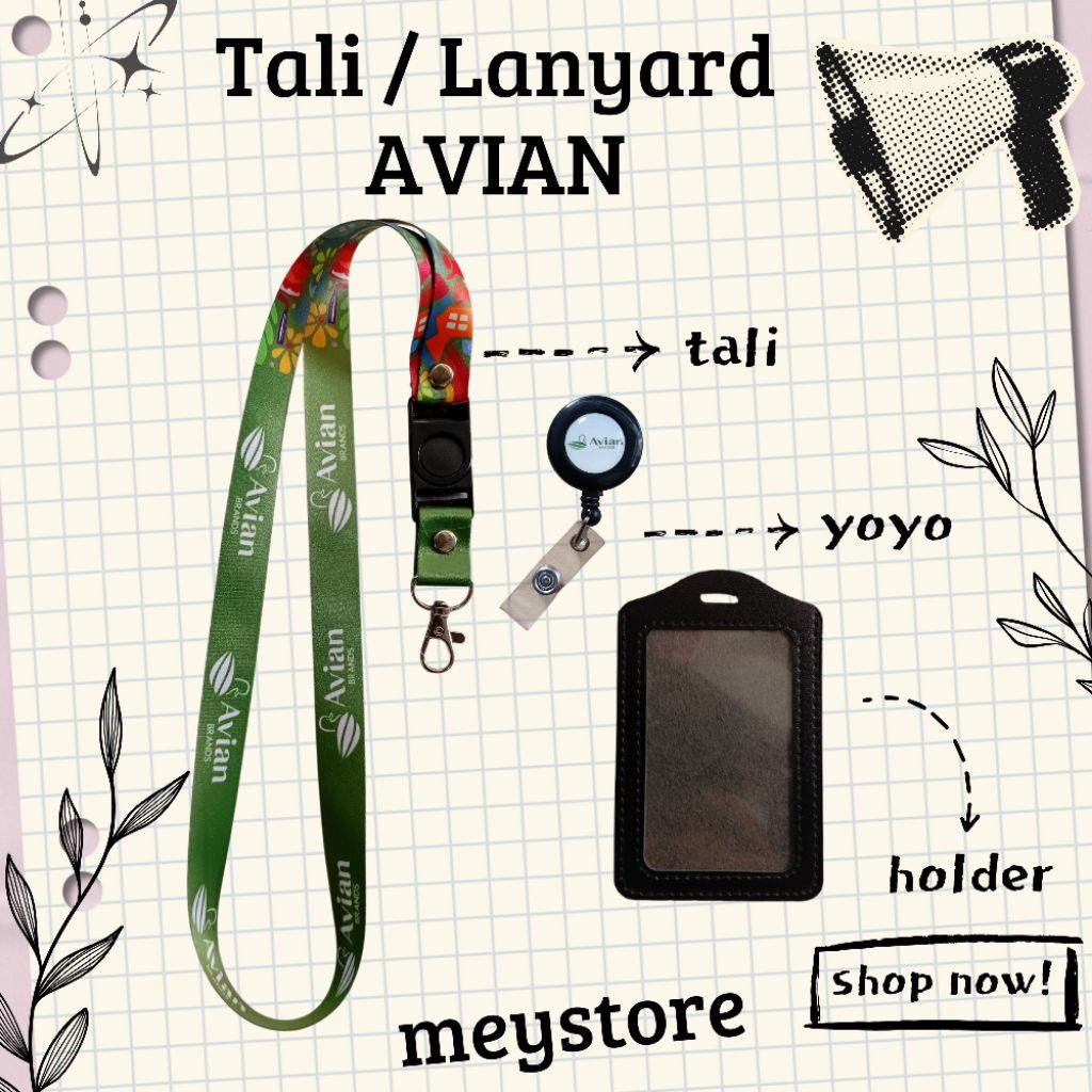 

READY Tali / Lanyard AVIAN Cat STOCK MELIMPAH TERMURAHHH!!!