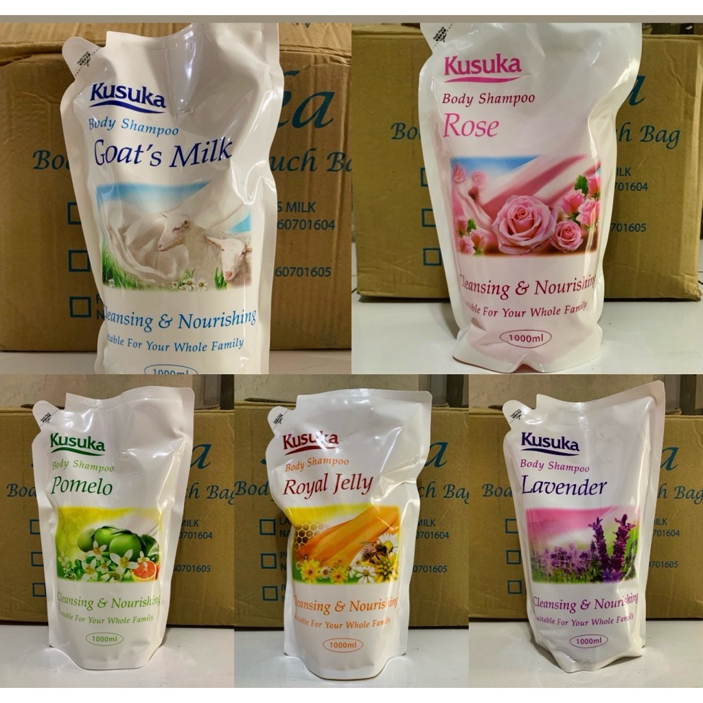 Kusuka Sabun Mandi Cair KUSUKA Refill 1000ml