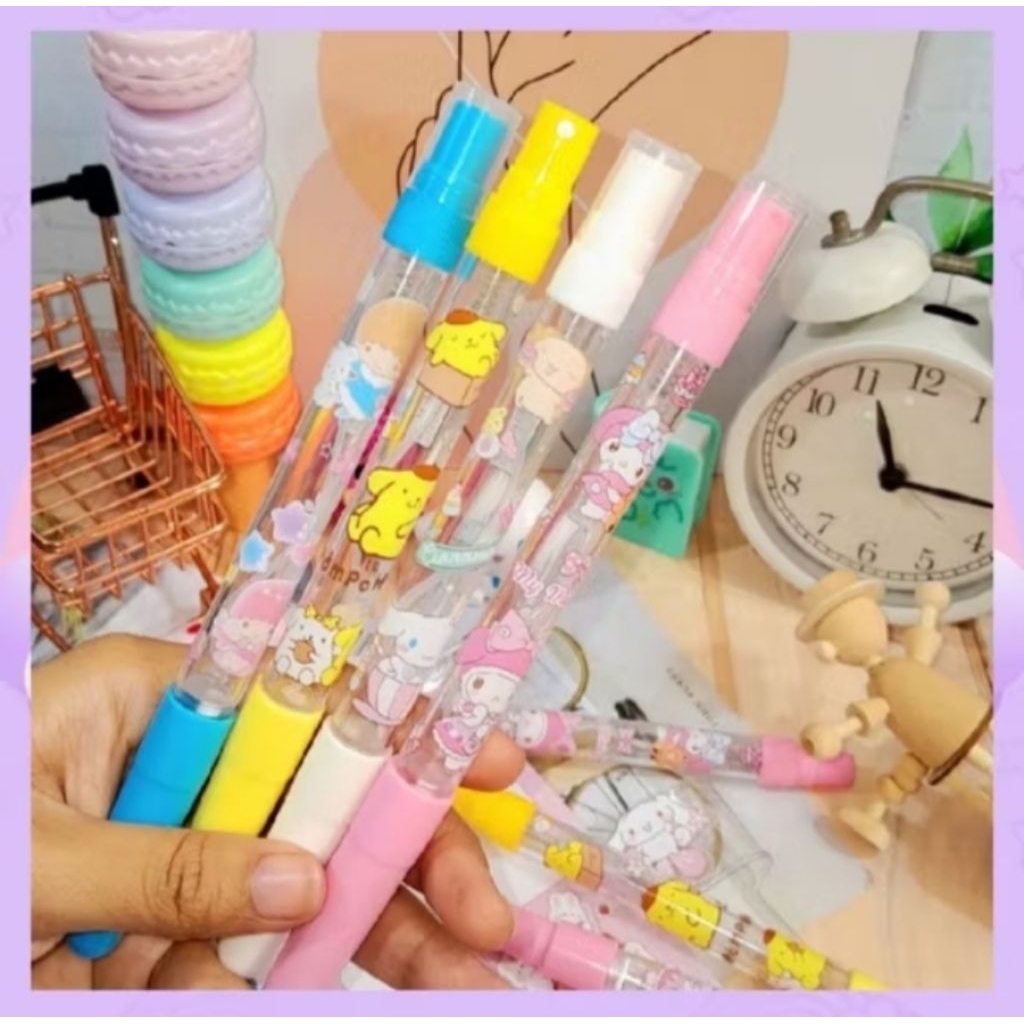 

Pulpen Semprotan Parfum Pen Spray / Pena SANITIZER Karakter Sanrio