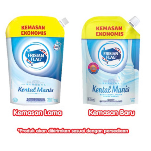 

SUSU FRISIAN FLAG KEMASAN POUCH UK 545gr