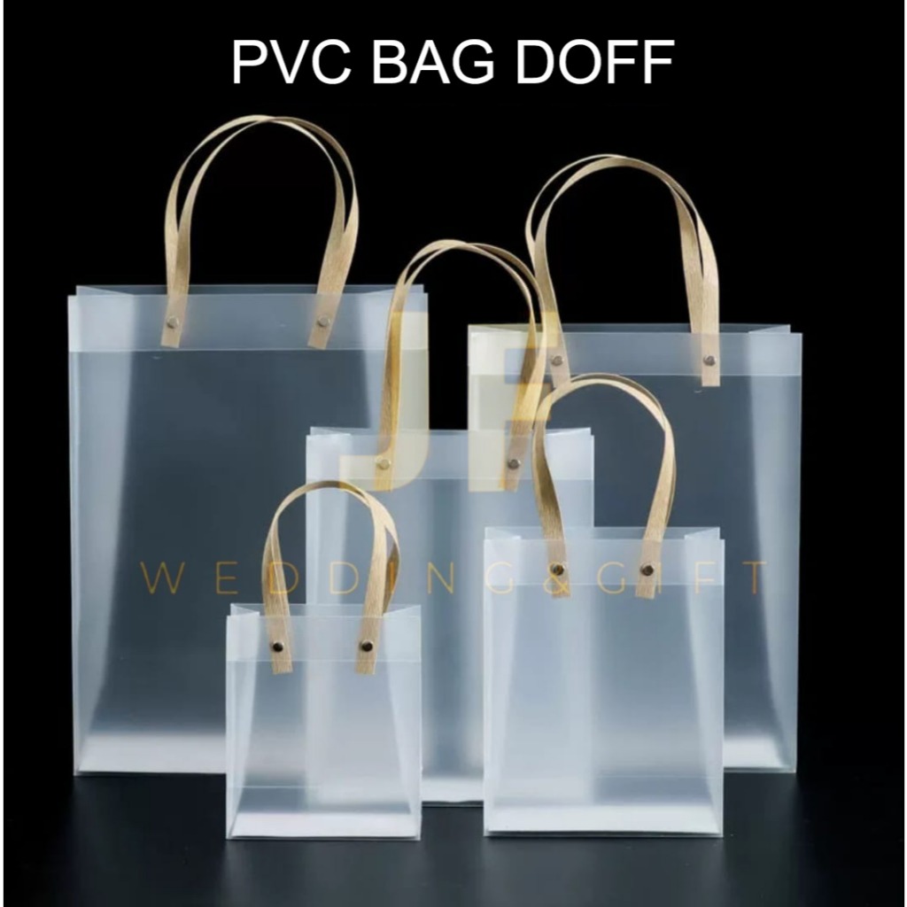 

Tas Mika PVC Doff Transparant /Tas Souvenir/ Tas Goodie Bag