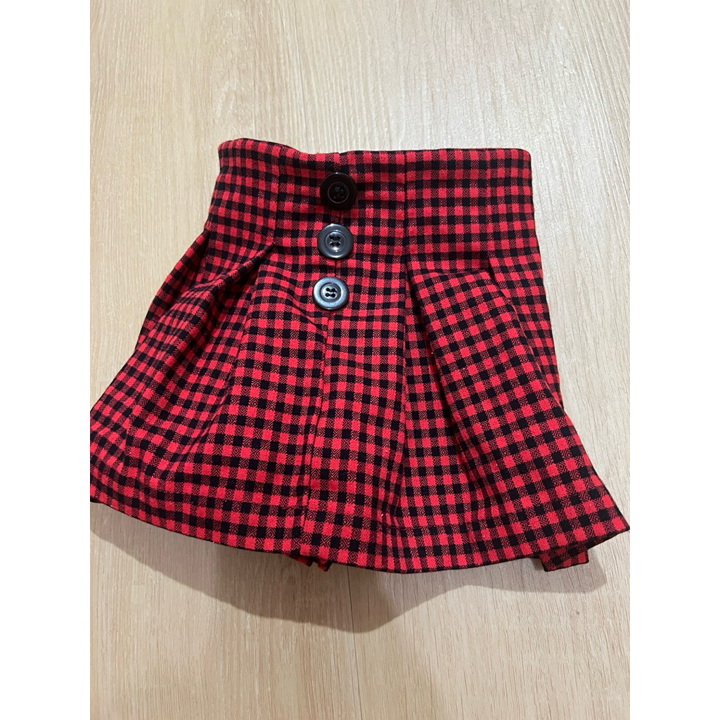 rok ziel kids skirt kotak kotak plaid keren second preloved like new anak perempuan