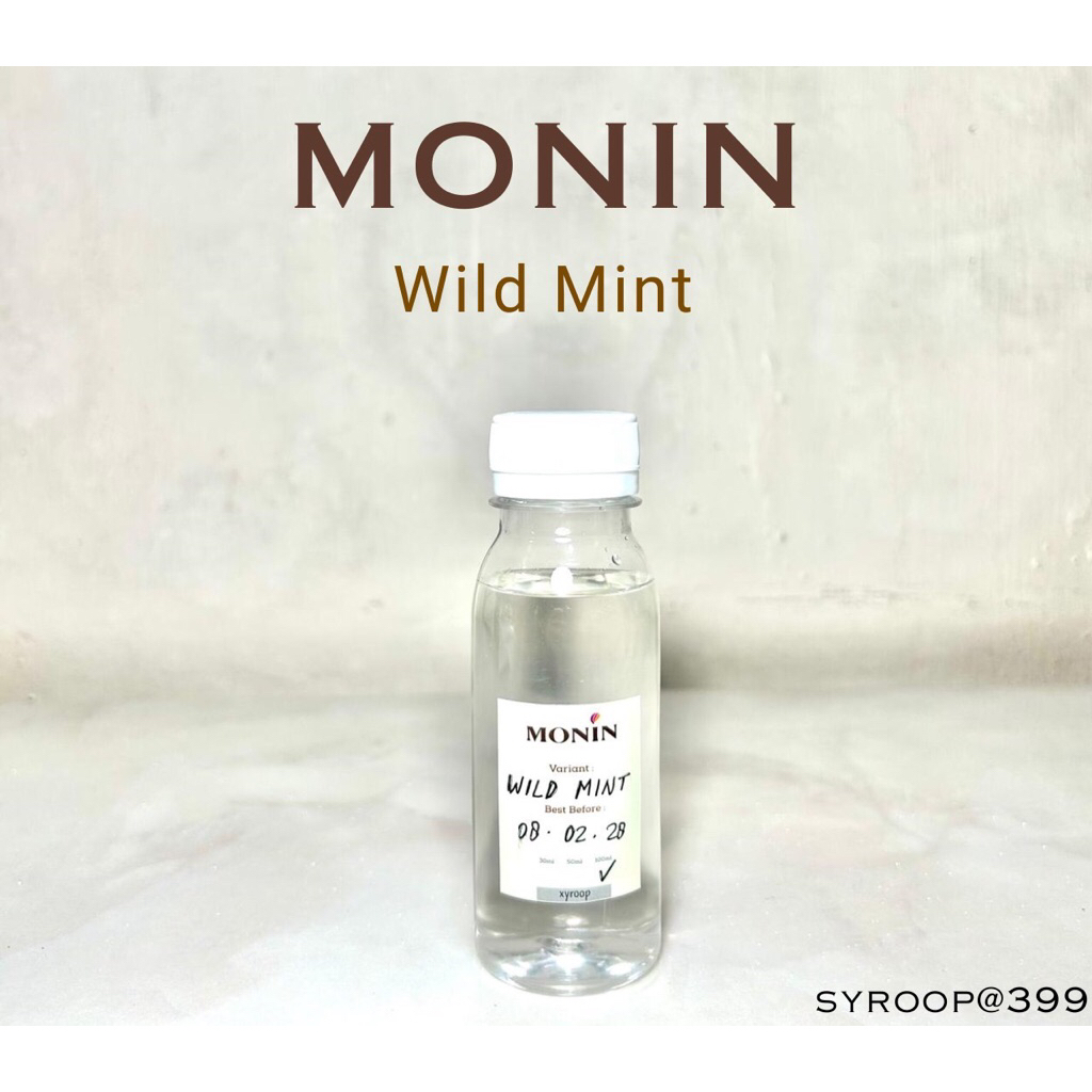 

Monin Syrup Repack Wild Mint Coffee Sirup 30ml 50ml 100ml