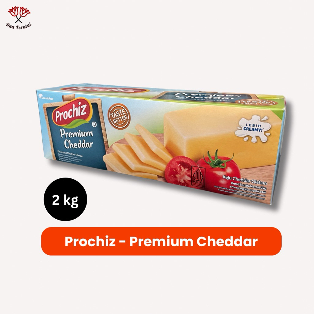

Keju Prochiz Balok Premium Cheddar 2 kg