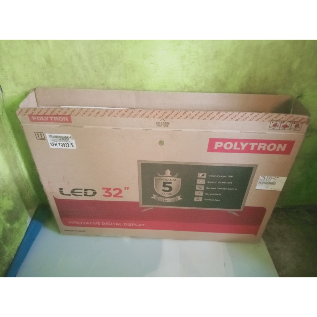 

Kardus Dus Box TV LED Polytron 32 inci, Free Strofoam