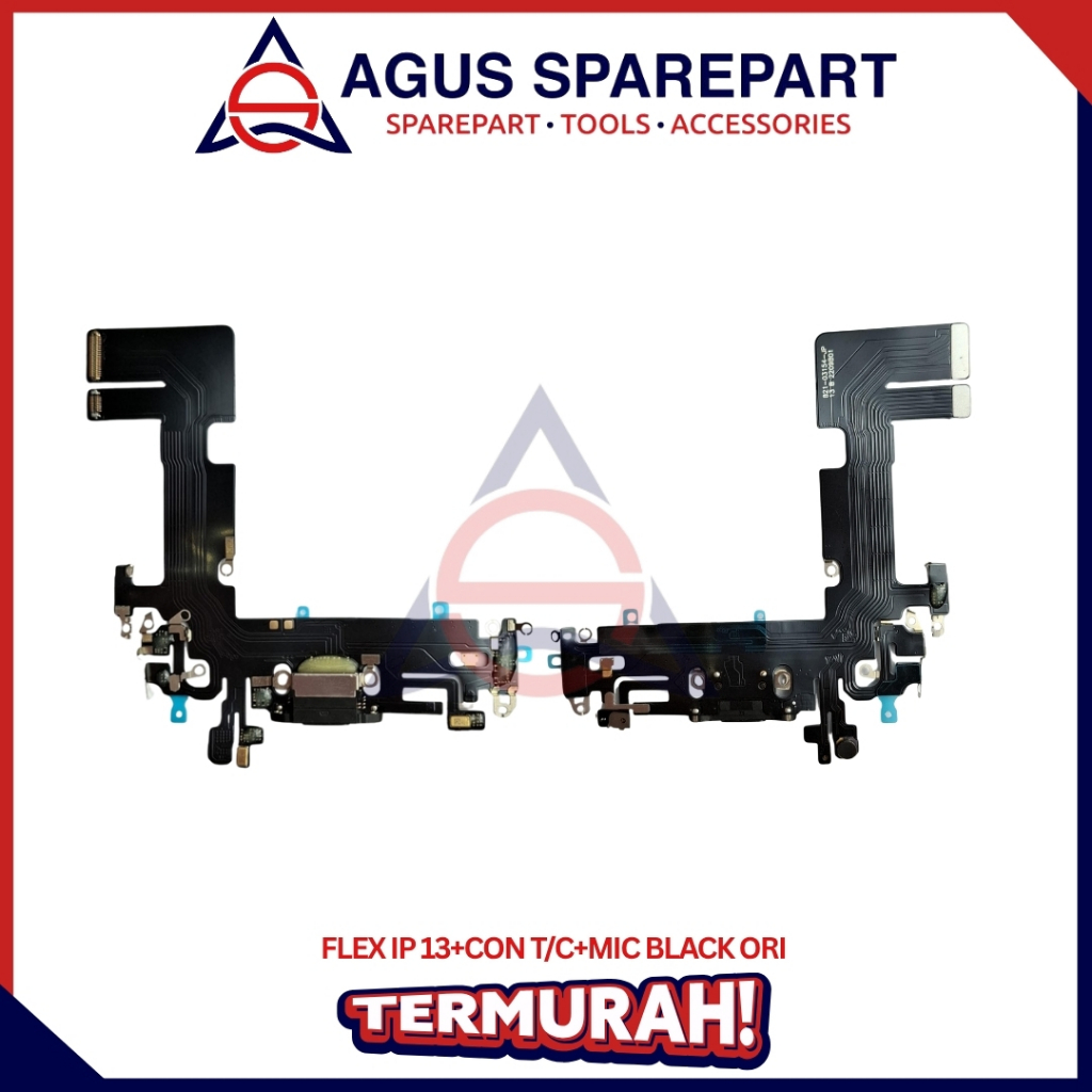 FLEXIBEL IPHONE 13 + CONNECTOR CHARGER + MIC ORI