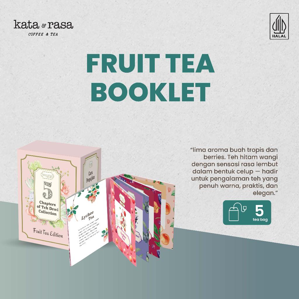 

[Limited Booklet] Teh Dewi By Kata Rasa | Teh Hitam Celup Fruit Tea | Flavoured Tea | Teh Hitam