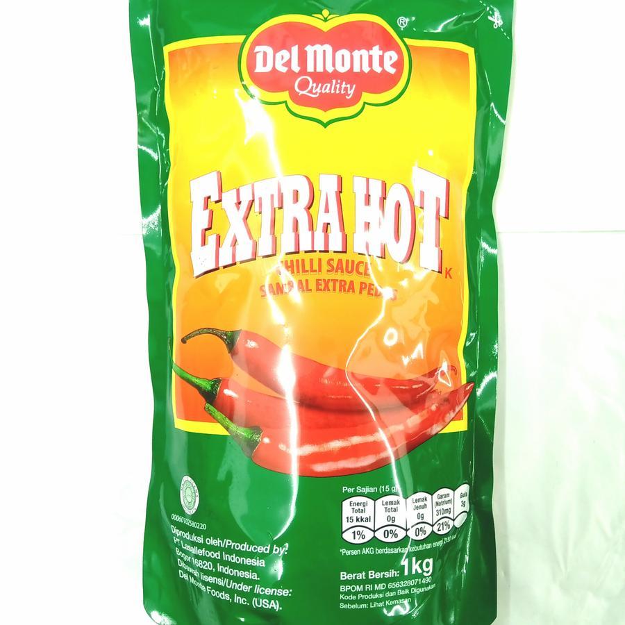 

Saus Sambal Delmonte Extra Hot Pouch 1kg /200gr