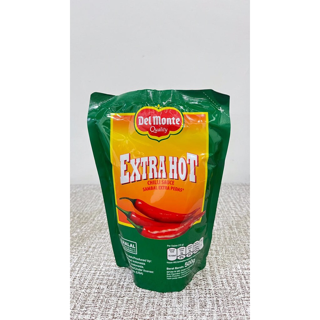 

del monte quality extra hot sauce 500 gr