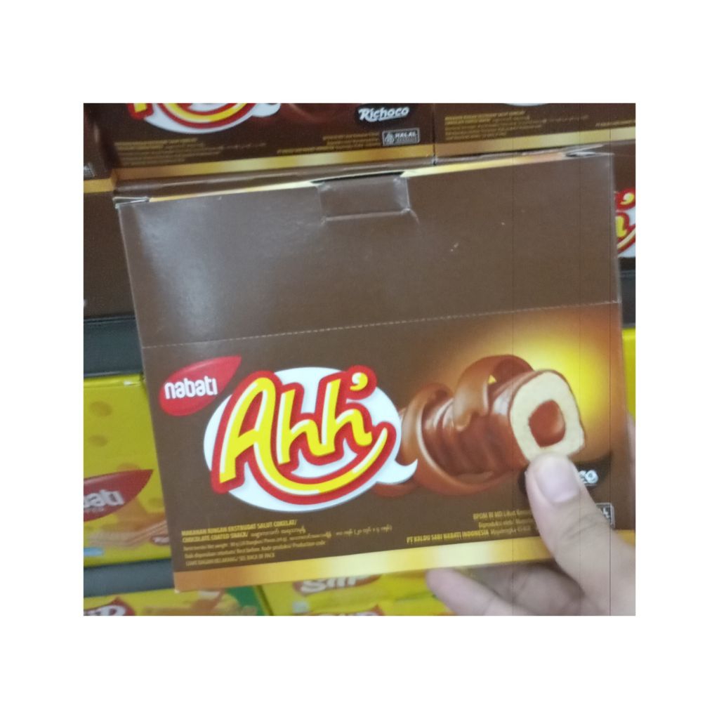 

RICHEESE AHH BISKUIT RASA COKELAT ISI 1 PAK @20 PCS