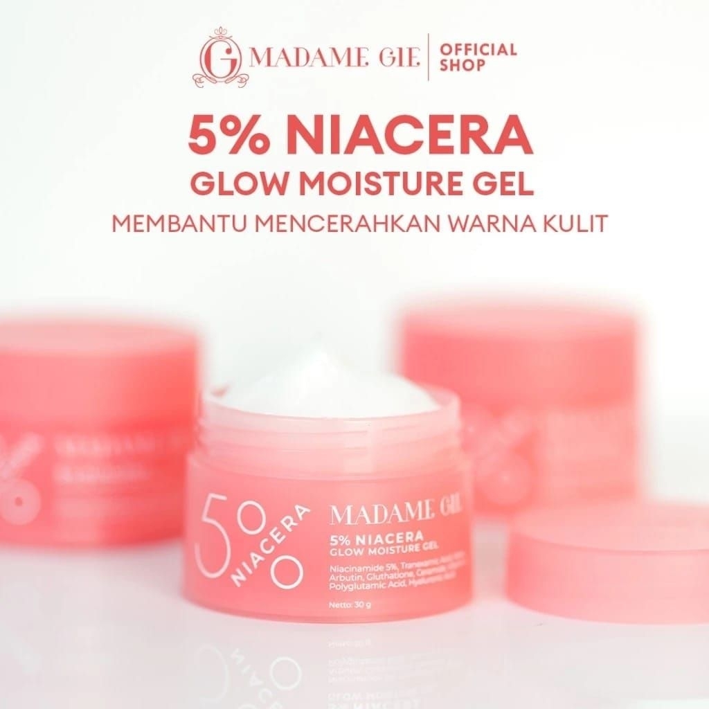 Madame Gie 5% Niacera Glow Moisturizer Gel - Moisturizer Madame Gie 30gr