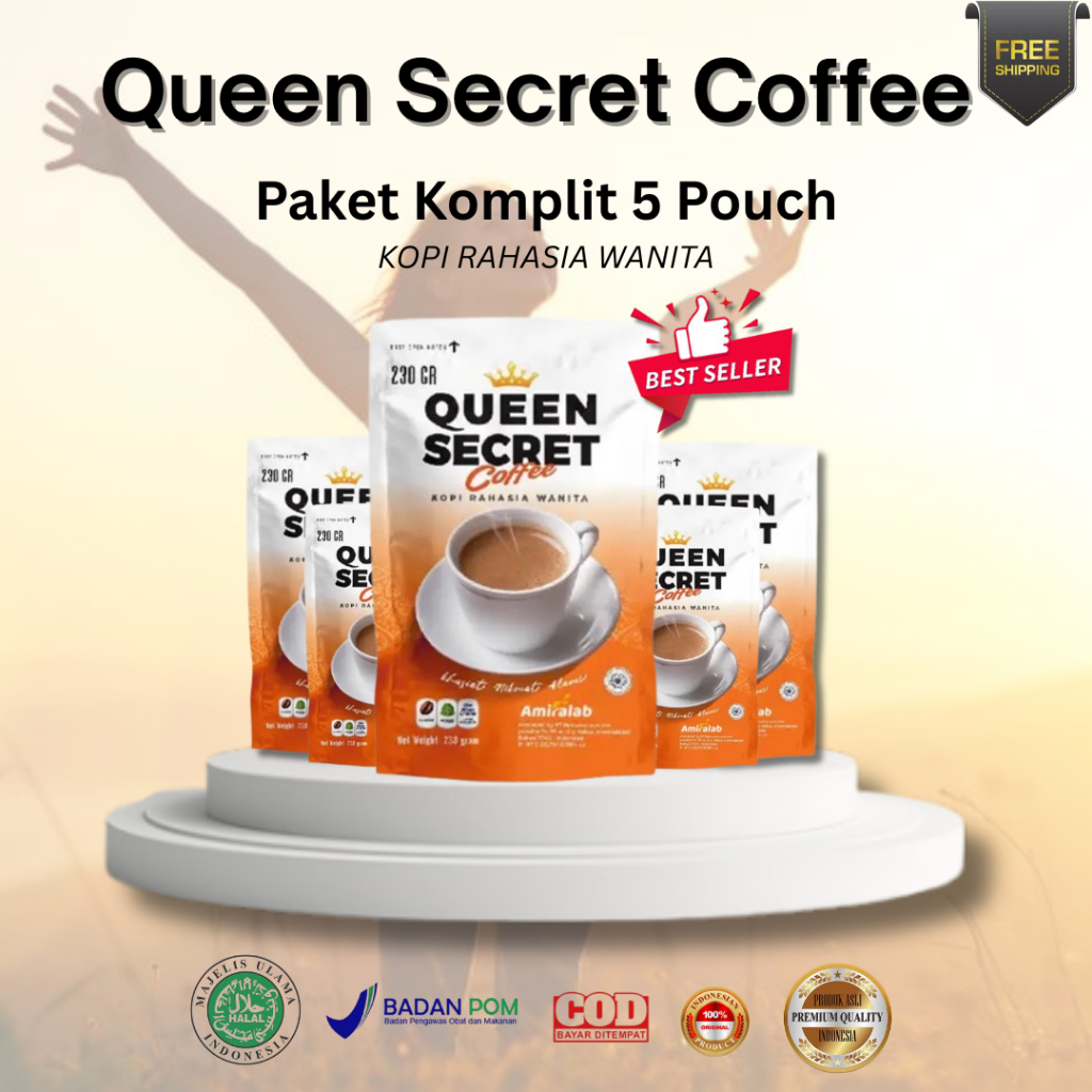 

Queen Secret Coffee - Minuman Kopi Pelancar Menstruasi Original 100% . Bisa COD Seluruh Indonesia