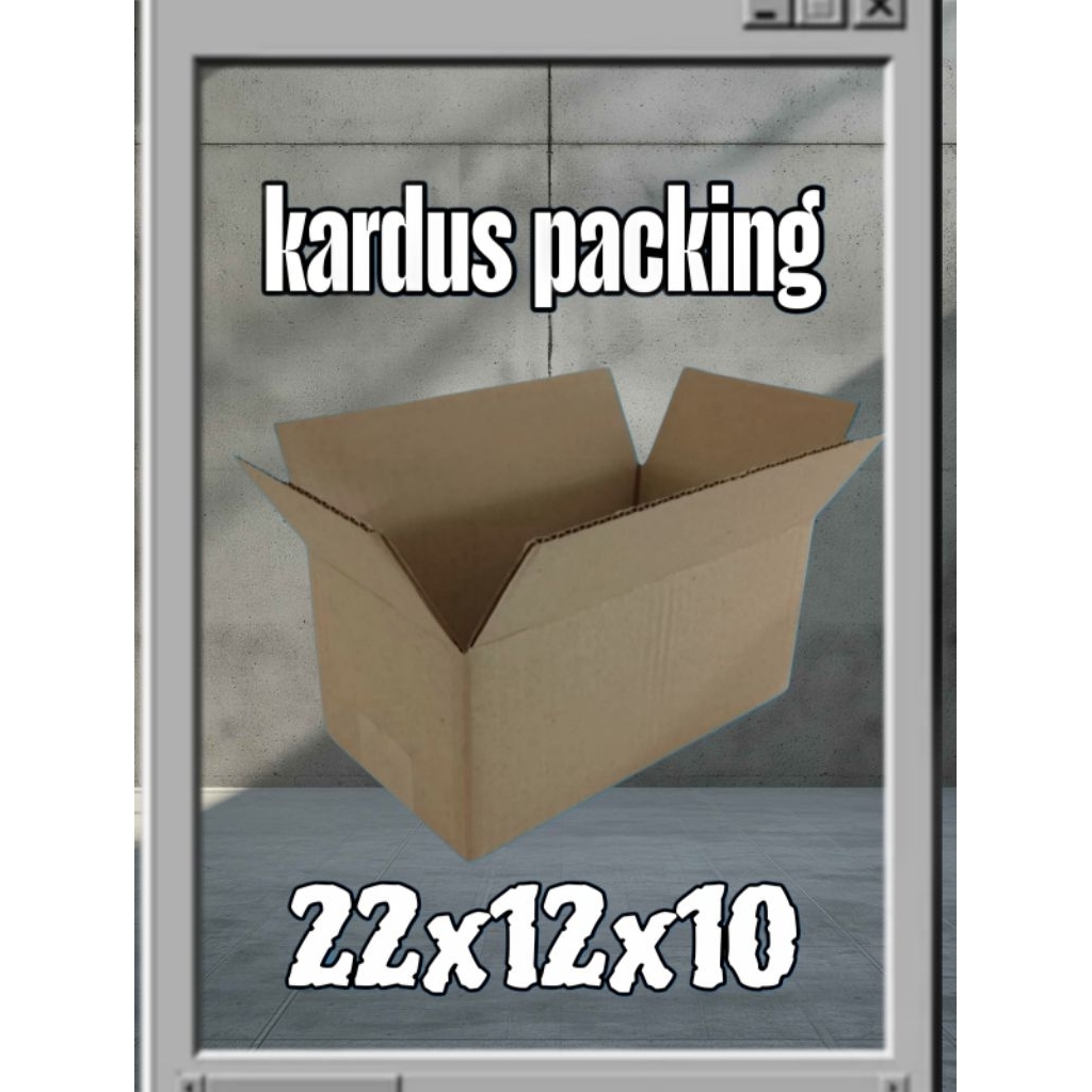 

kardus packing UK 22x12x10 kardus besar kardus kecil...