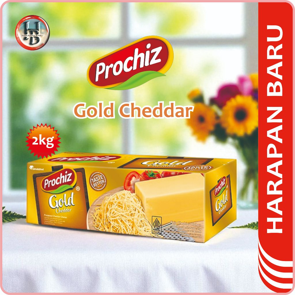 

Keju Prochiz Gold Cheddar 2kg Cheese