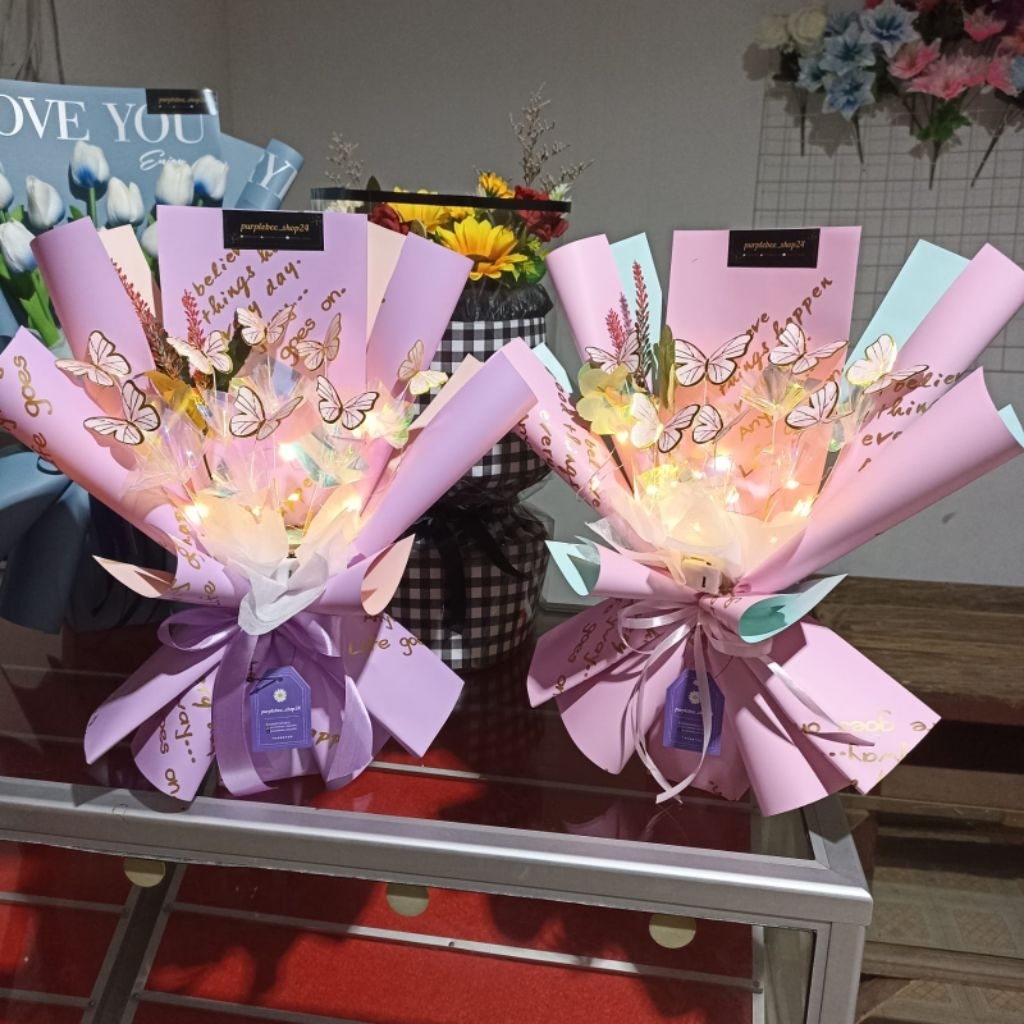 buket kupu2 led