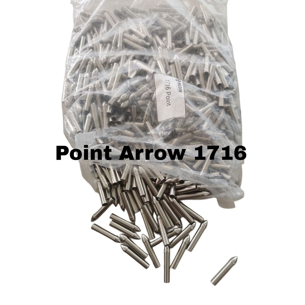 Point Arrow 1716 - Arrow Point 1716 - 1716 Arrow Tip Stainless steel 69 Grain Aluminium Alloy Point 