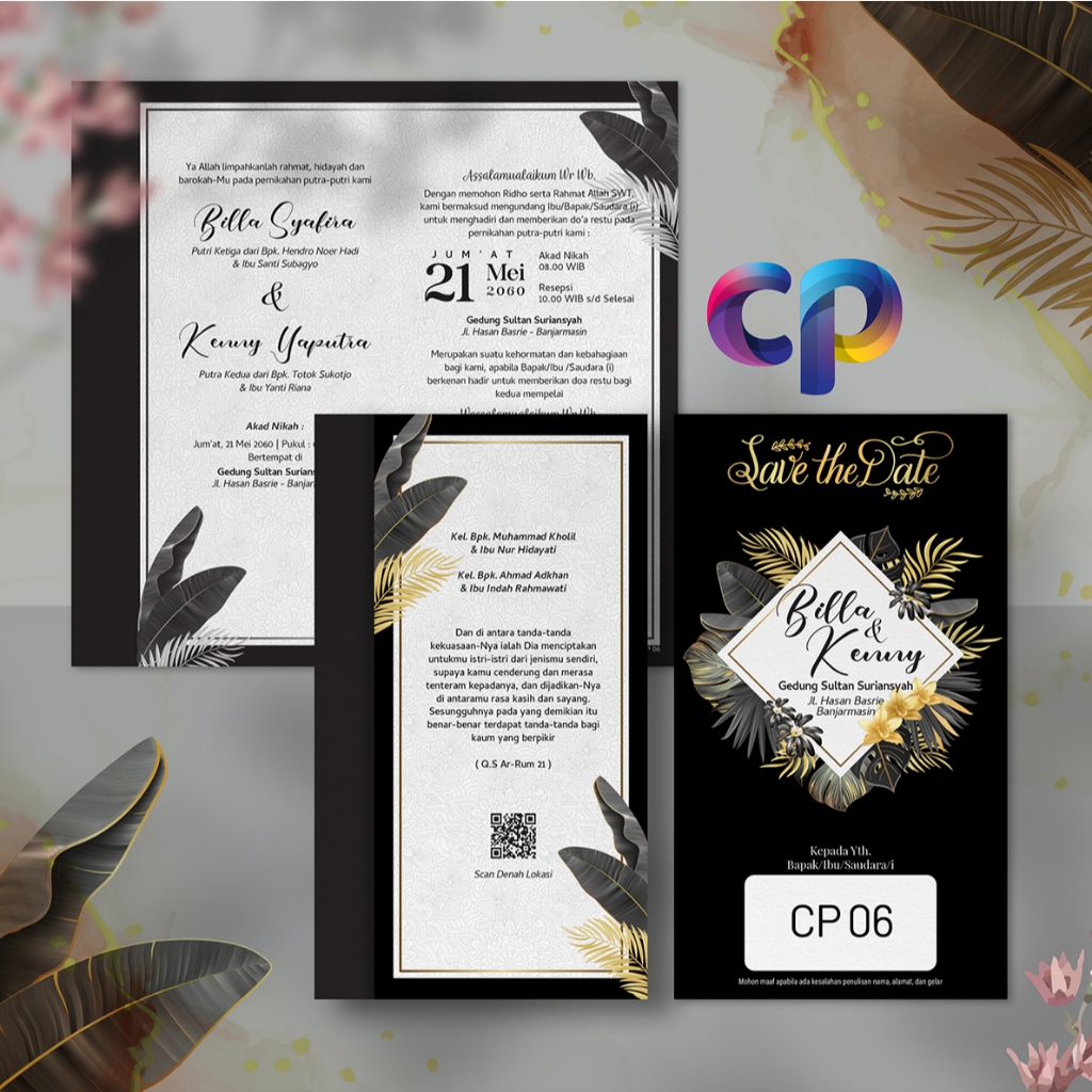 CP 01 - 06 Blangko Undangan | Blangko Undangan | Blangko Undangan Murah | Free File Setting