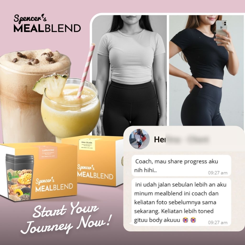 

Spencer's Mealblend Superfood Mealblend replacement rasa banana/pisang