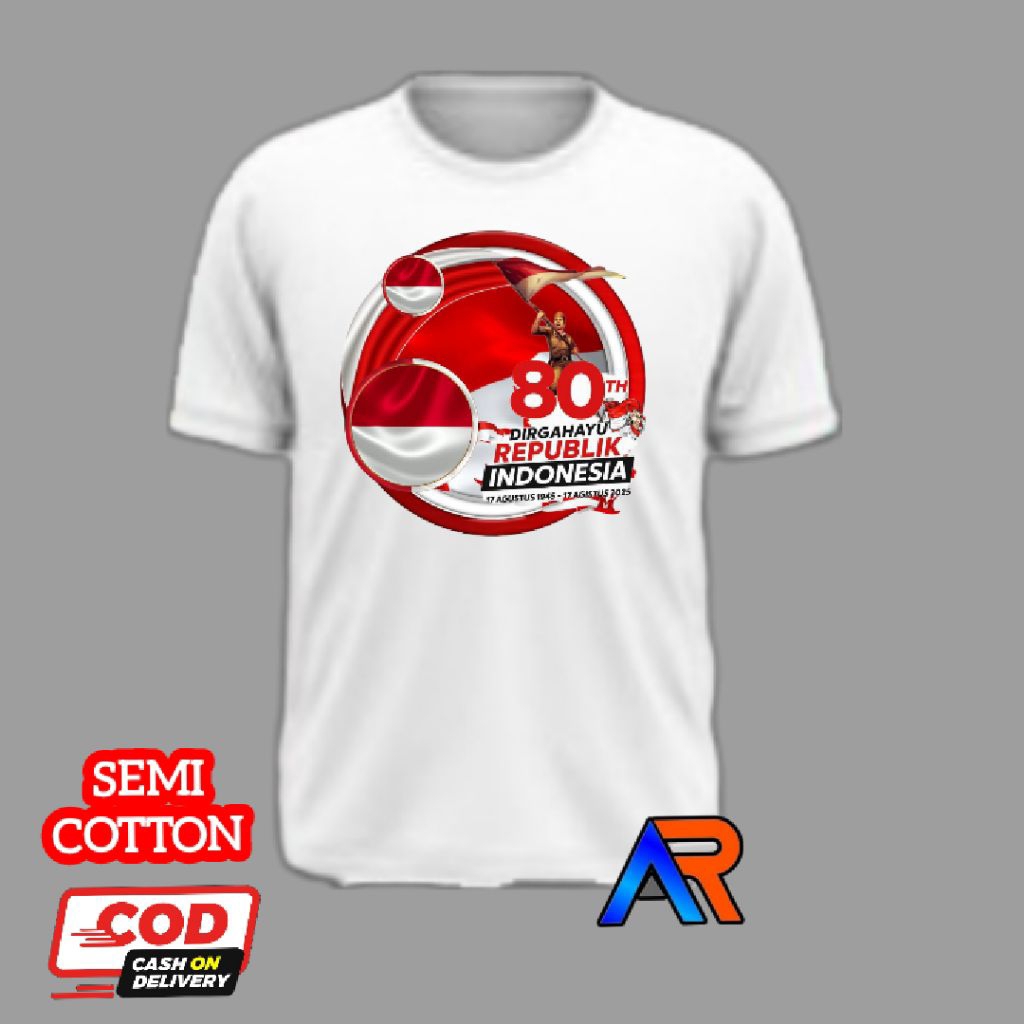 Kaos Agustus kaos merah putih