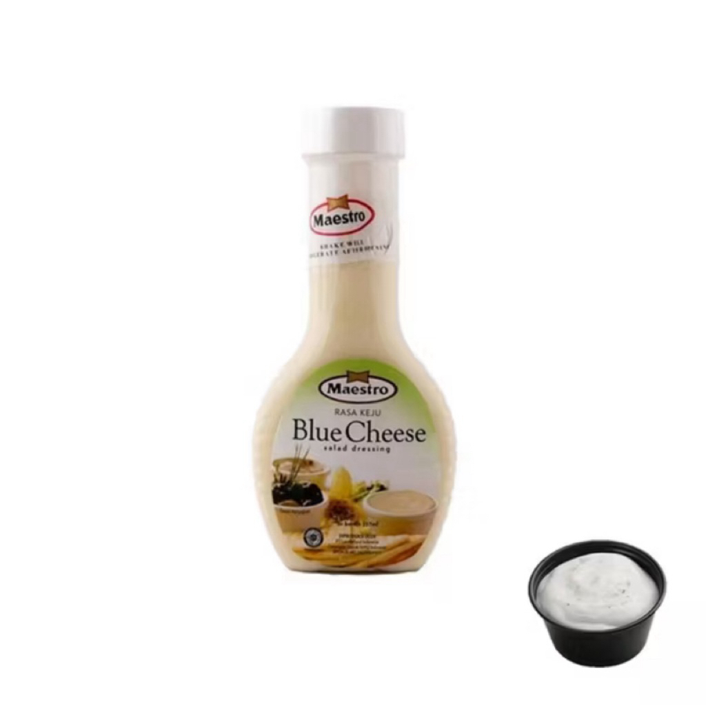 

Maestro Salad Dressing Blue Cheese 237ml – Rasa Keju Premium yang Lezat dan Creamy