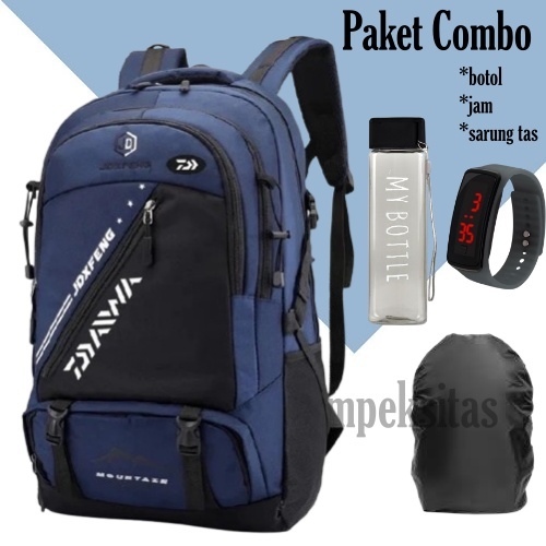 Ransel Pria Terbaru Tas Ransel Backpack Pria Wanita Fashion Bahan Kanvas Muat Laptop Backpack Jumbo