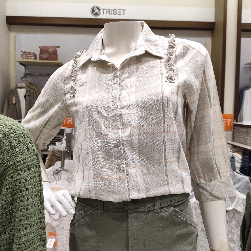 BLOUSE//ATASAN TRISET WANITA