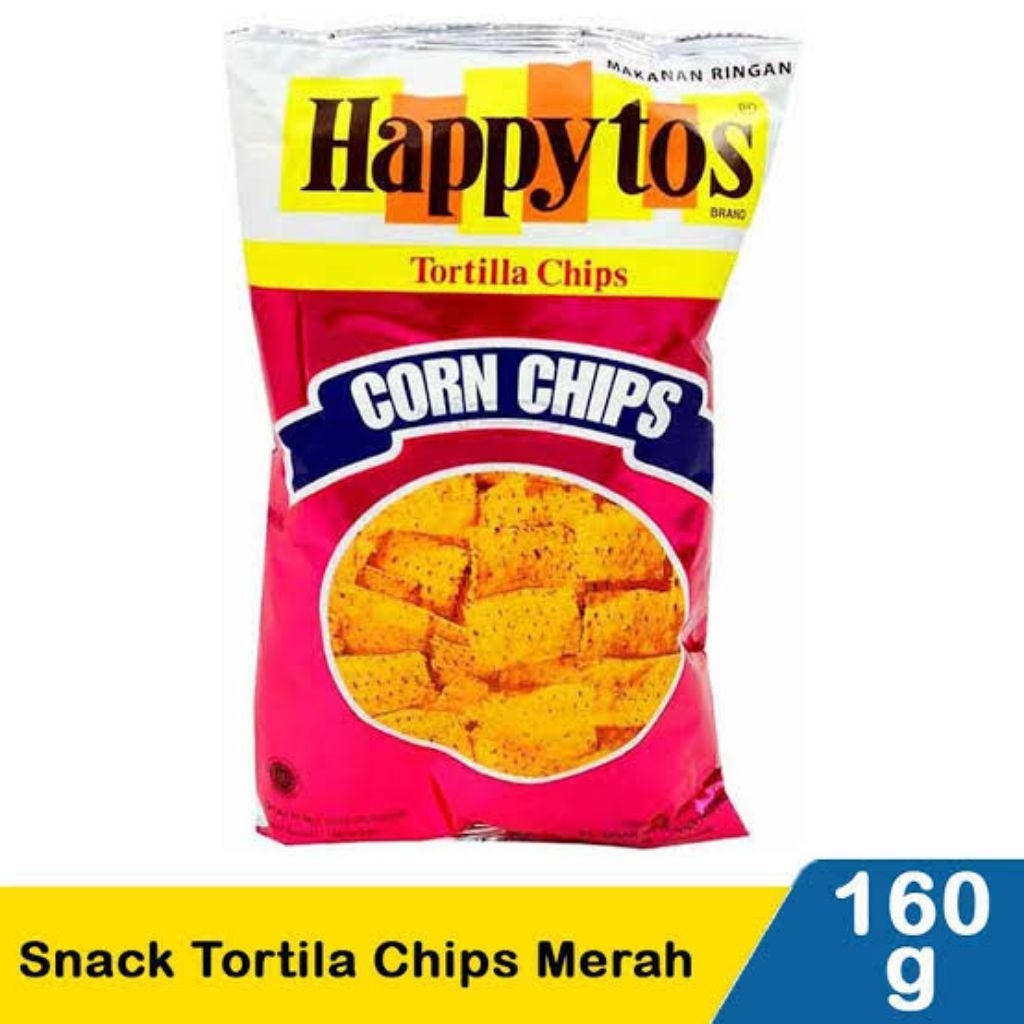 

(Kiyama) Happy tos Tortila Chips merah 140 g