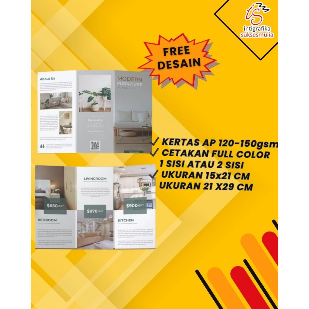 

CETAK Brosur Termurah || Custom Brosur || CETAK Flyer / Brosur ( 1 sisi / 2 sisi )