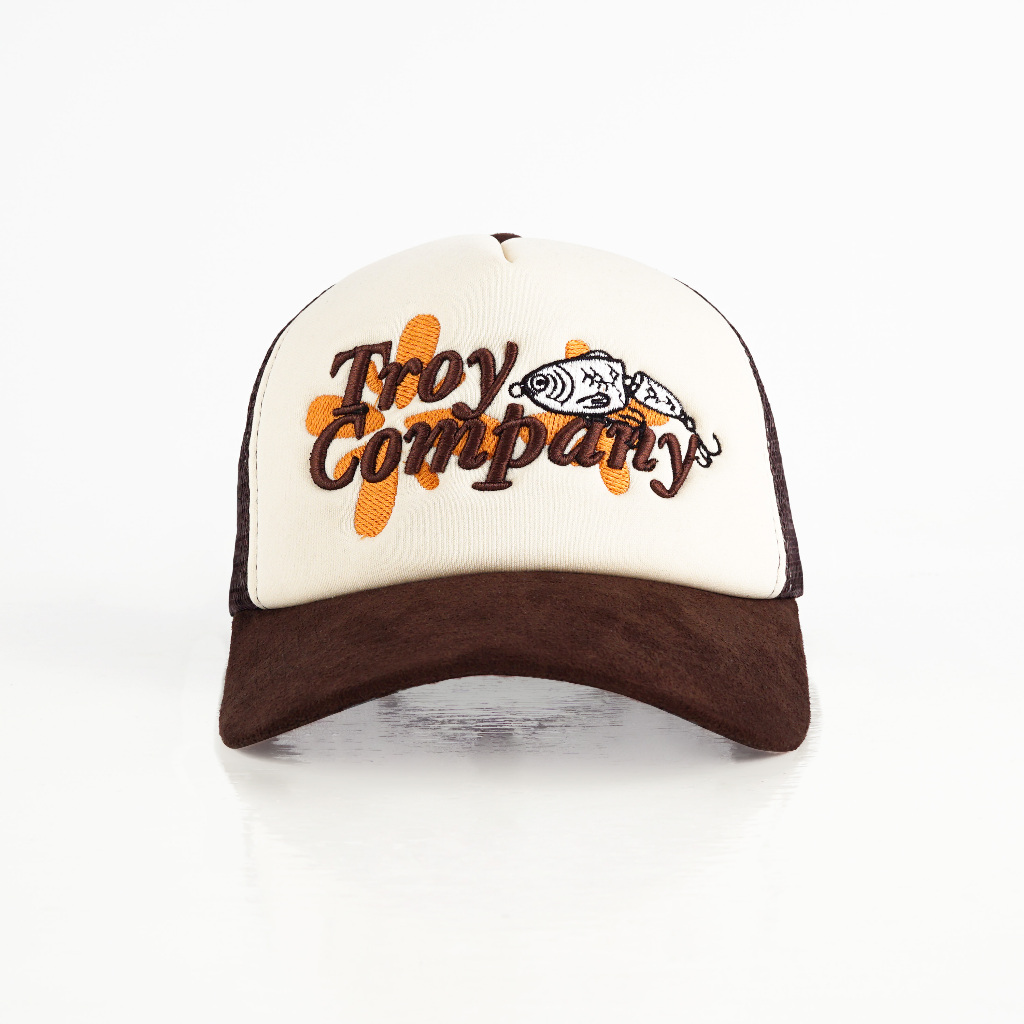[FREE BOX] Troy Company Trucker Hat Fishing Athlete - Topi Trucker TCN 3191