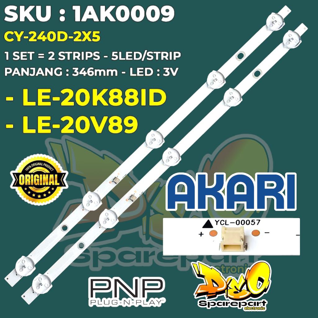 BACKLIGHT TV LED 20 INC LE-20K88 LE-20V89 LE-20K88ID