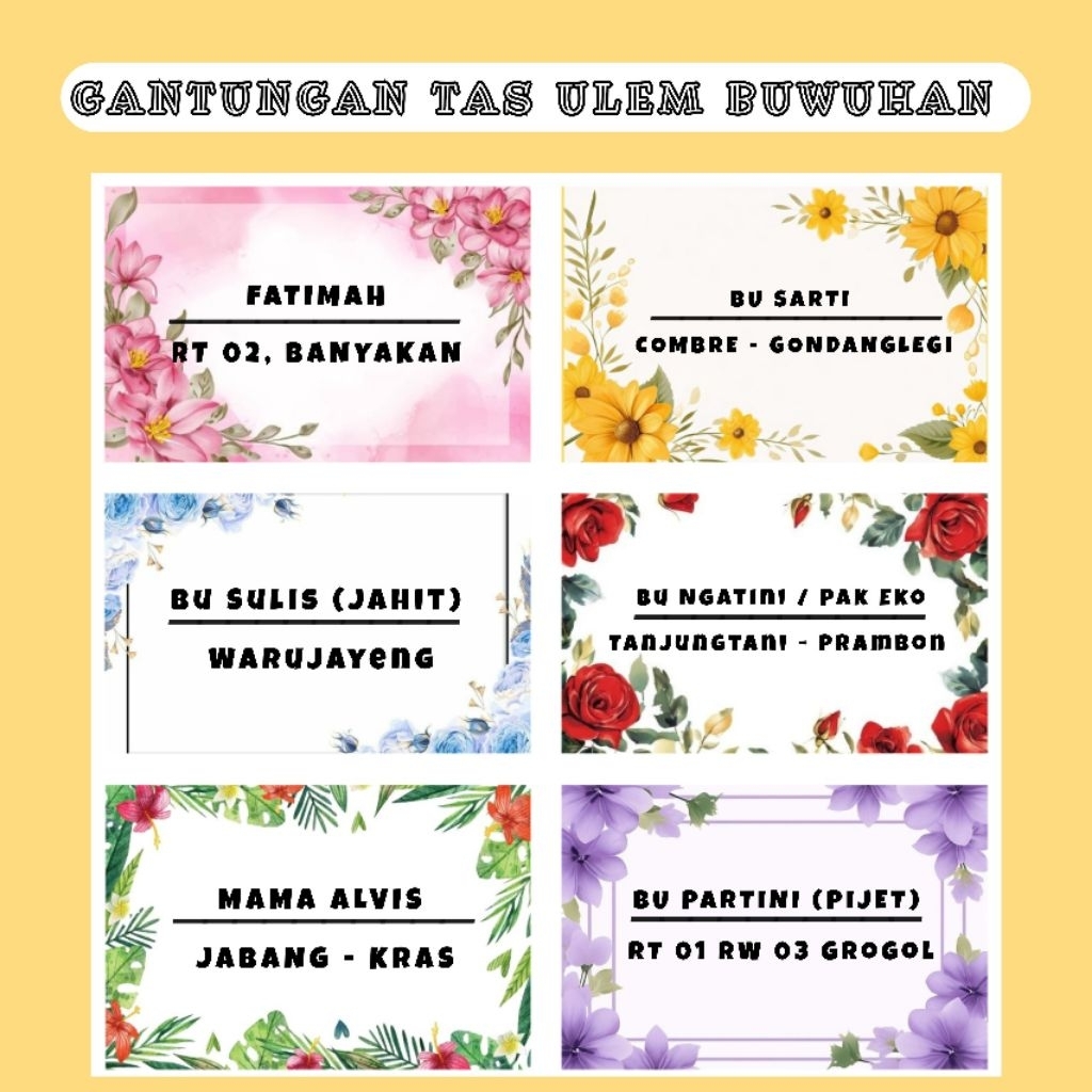 Gantungan Tas Ulem Buwuhan Insert Paper Bolak Balik | Ganci Akrilik Gantungan Tas Buwuh | Custom Gan