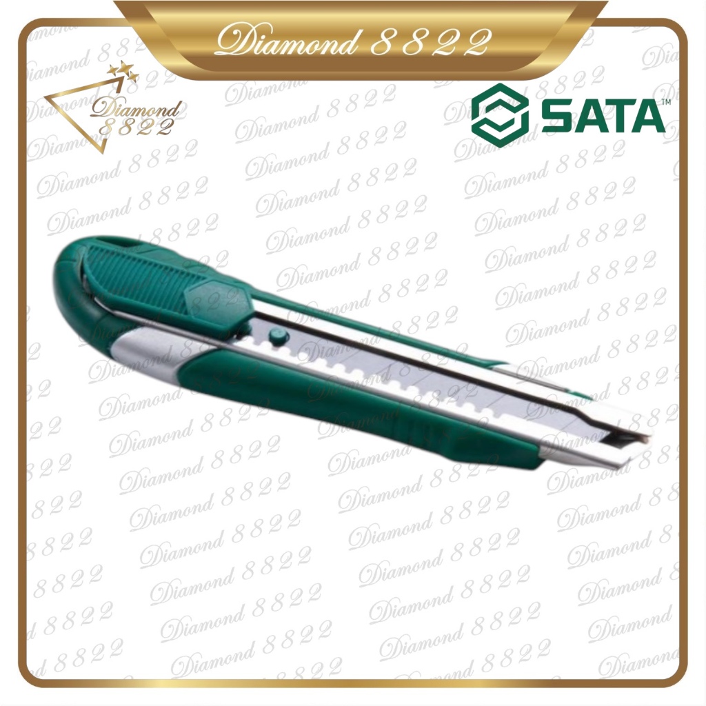 

PISAU CUTTER SERBAGUNA - SATA 05662 Zinc Alloy Utility Knife 18X100Mm