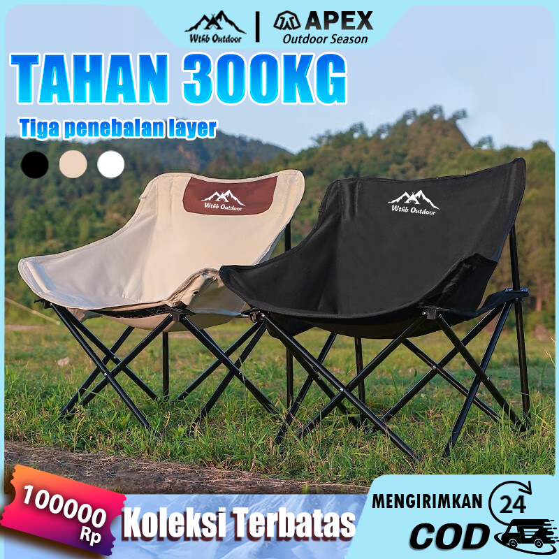 Kursi Lipat Outdoor kursi malas Kursi Pantai Lipat Portable 600D Kain Oxford Kursi Mendukung