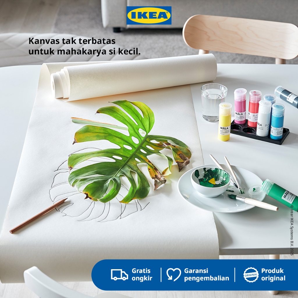 

IKEA MALA Rol Kertas Lukis Serbaguna 30m