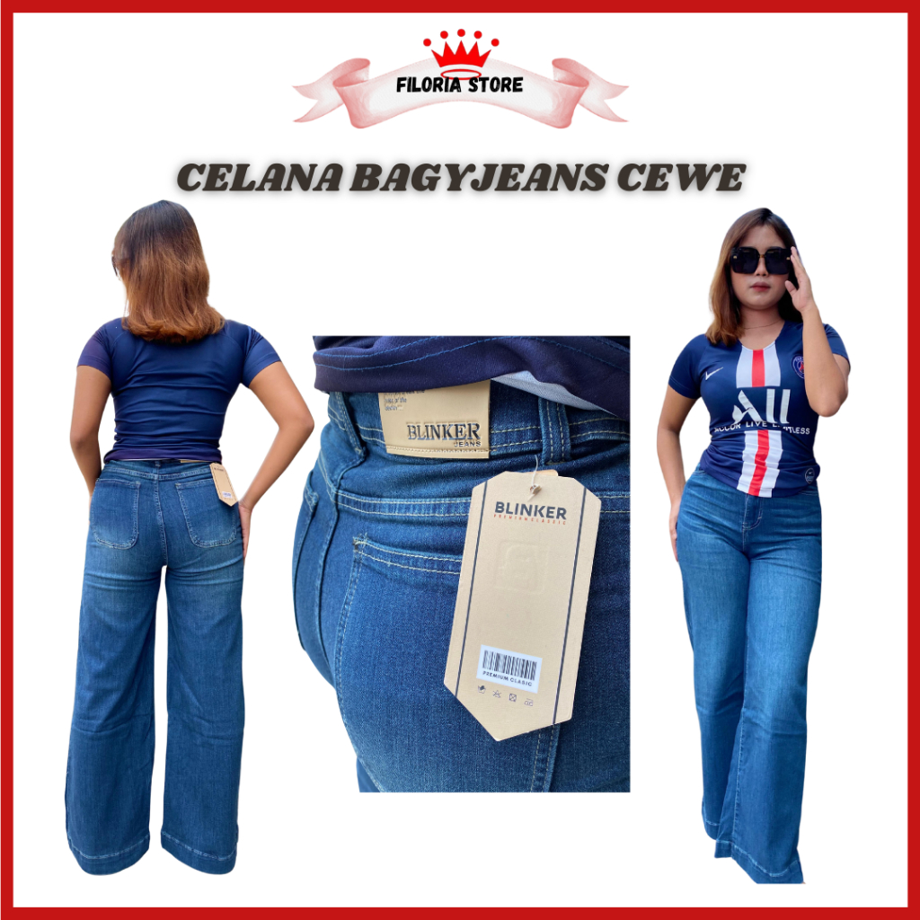 FILORIA - Celana Bagypant Blinker Celana BagyPant cewek