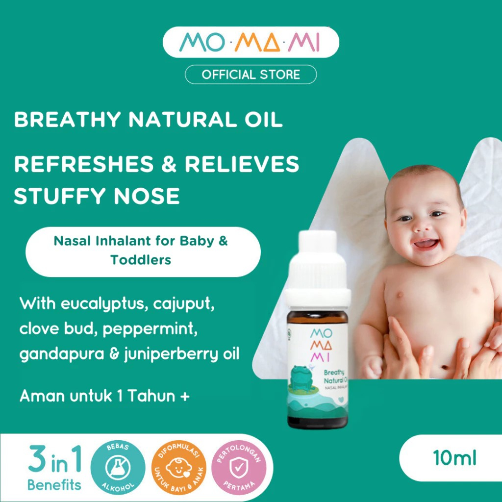 Momami Breathy Natural Oil 10ml for Baby