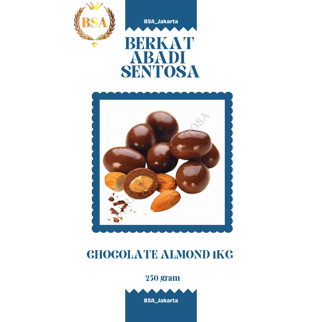 

CHOCOLATE ALMOND (250 gr)