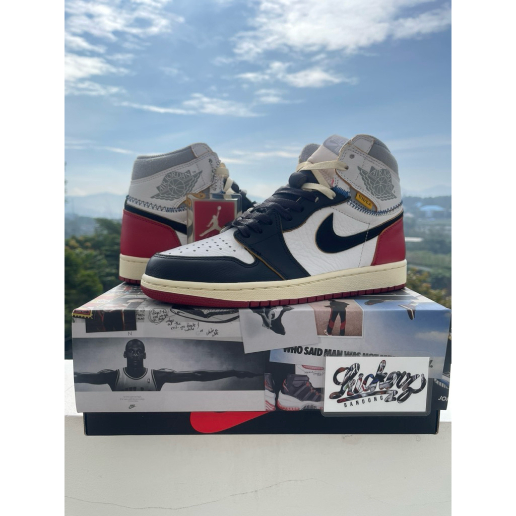 Union Los Angeles x Nike Air Jordan 1 High Retro OG Black Toe ORIGINAL