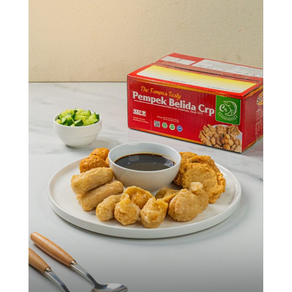

Pempek Mix/Campur+kuah Cuko