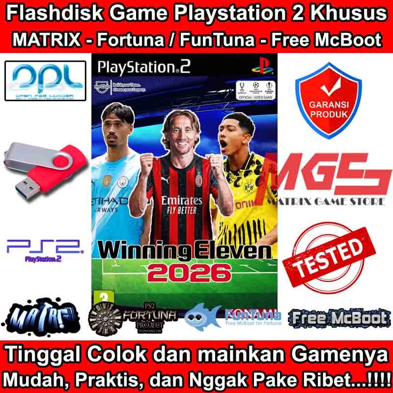 Fleshdisk Game PS 2 PS2 Winning Eleven 2026 Summer Transfer